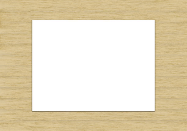 带木板的白纸图片下载