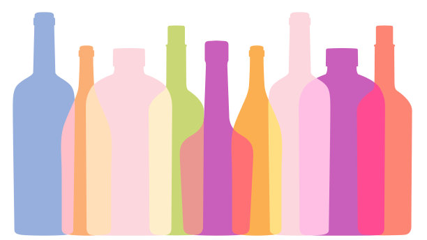 背景与轮廓轮廓瓶图片下载