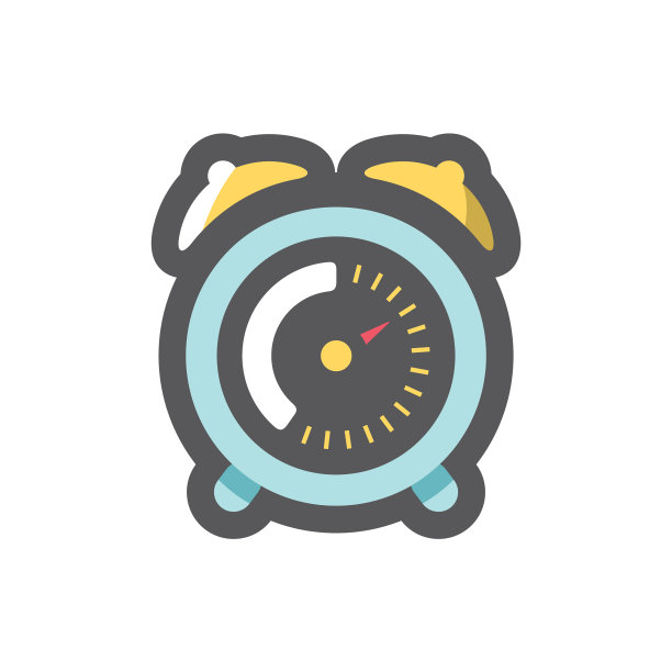 闹钟金属图标卡通图片下载