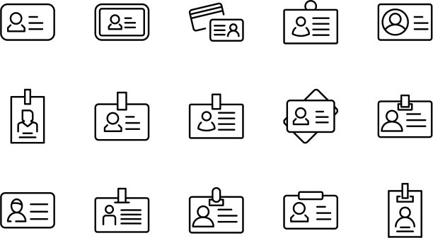 人物卡线图标设置图片下载
