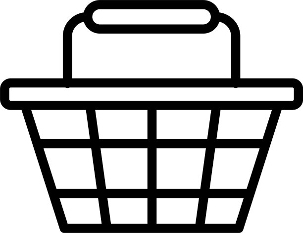 购物篮线图标图片下载