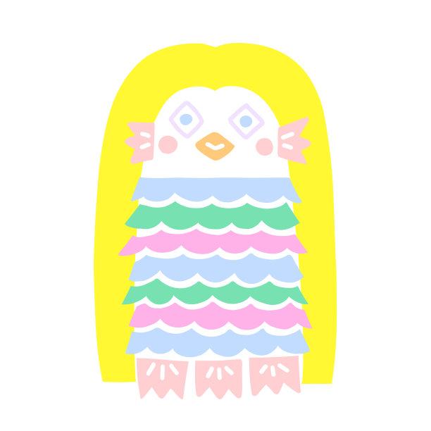 色彩鲜艳，生动活泼的插画图片下载