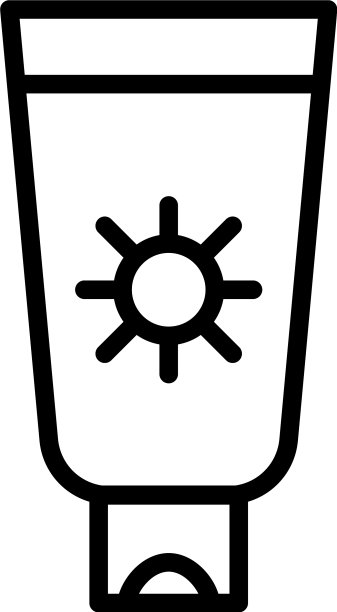 防晒霜行图标图片下载