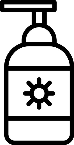 防晒霜行图标图片下载