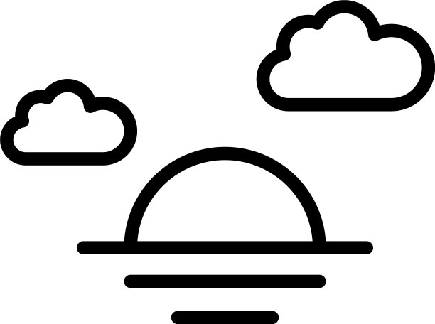 日落线图标图片下载