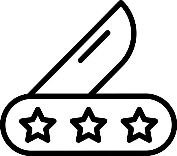 瑞士刀线图标图片下载