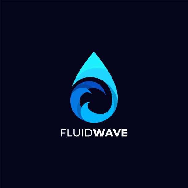 抽象标志流体波水图片下载
