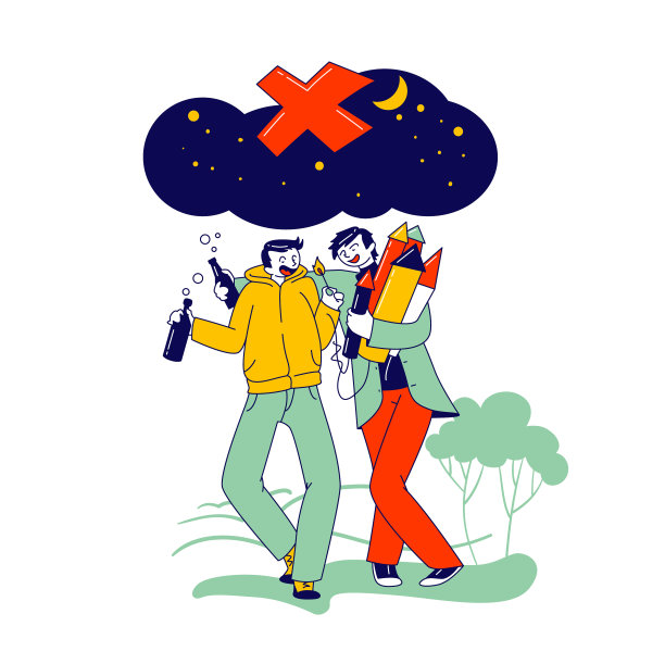 醉醺醺的男性角色戴着冬天燃烧的灯芯图片下载