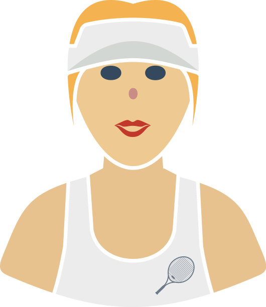 网球女运动员头像图片下载