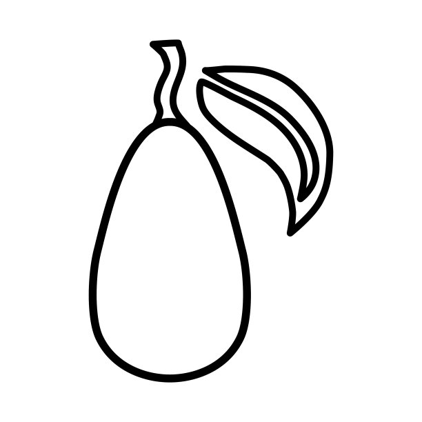 金橘简单的轮廓图标图片下载