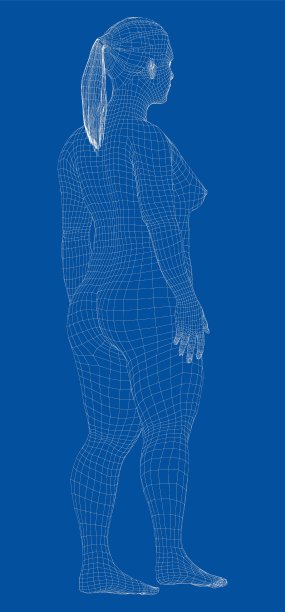 胖女人，才减肥图片下载