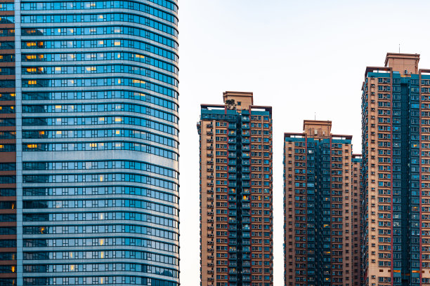 中国香港拥挤的公寓楼图片下载