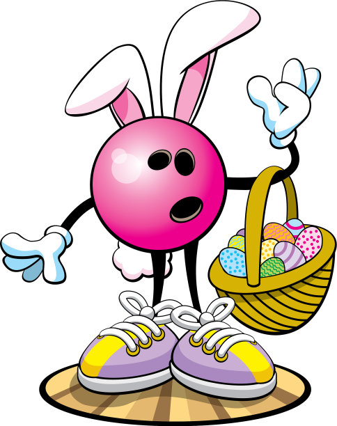 保龄球复活节图片下载