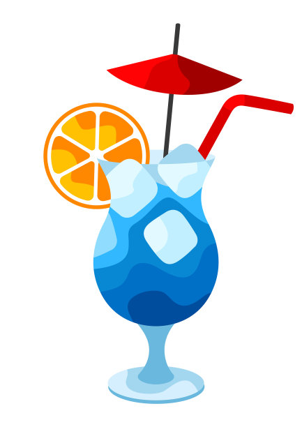 蓝色泻湖鸡尾酒图片下载