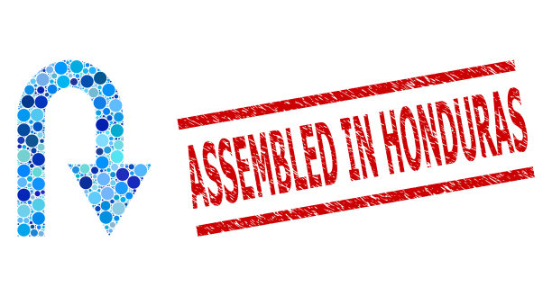 遇险集合在洪都拉斯盖章和u图片下载