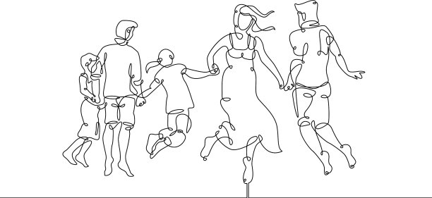 连续画线图片下载