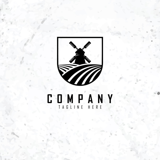 农业标志设计模板图片下载