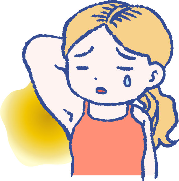 患腋臭的妇女图片下载