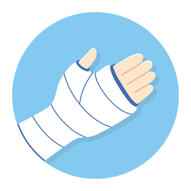 手臂骨折图标图片下载