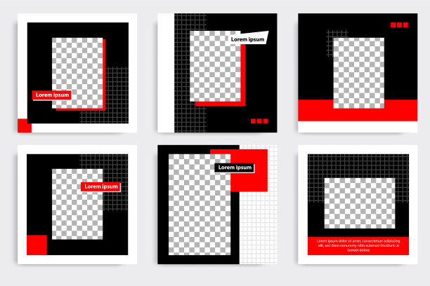 黑红色的最小设计背景在白色图片下载