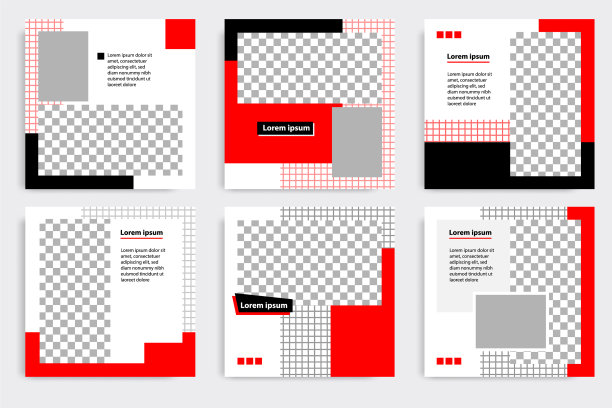 黑红色的最小设计背景在白色图片下载