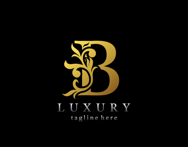 字母B奢侈品标志图标图片下载
