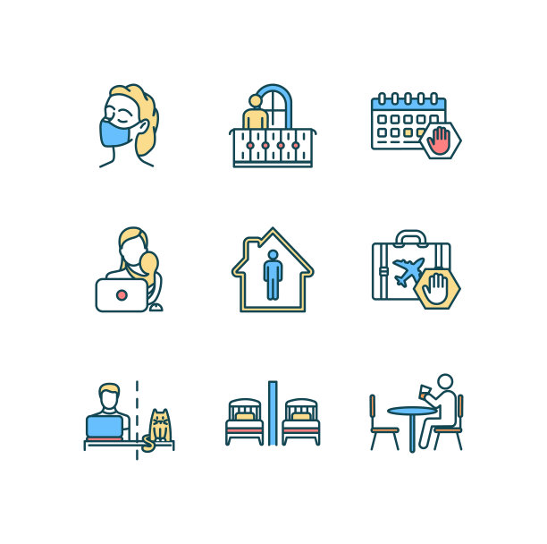 隔离RGB颜色图标集图片下载