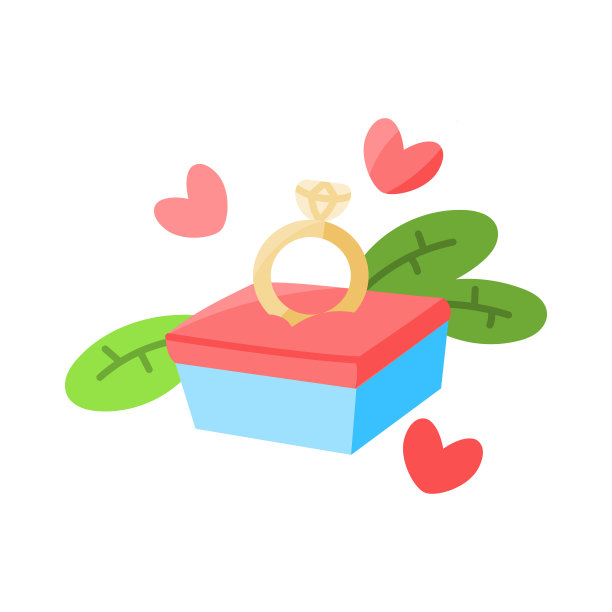 孤立的订婚戒指图片下载