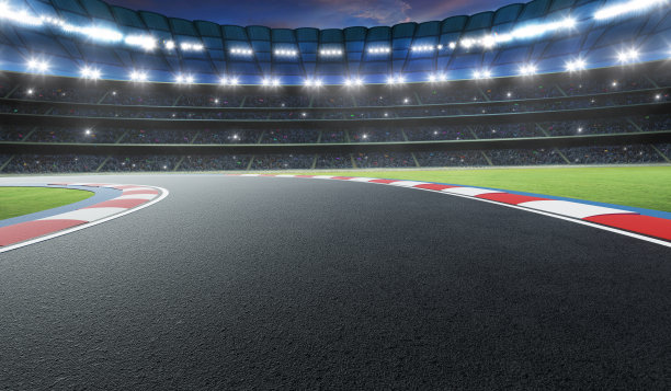 国际赛道。三维渲染图片下载