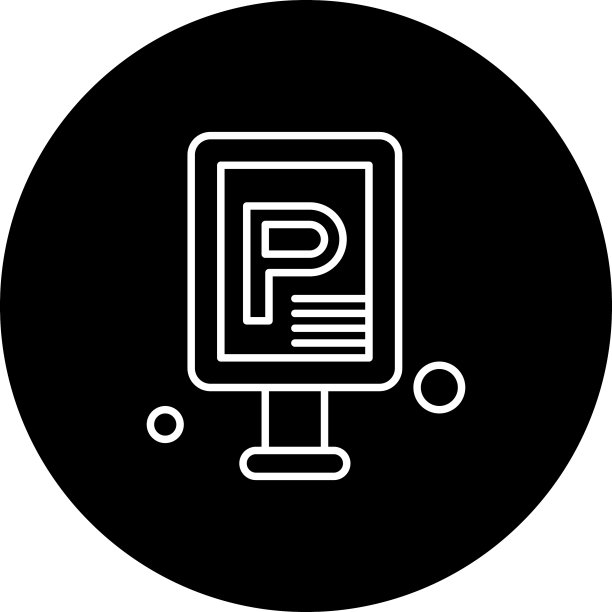 停车标志图标图片下载