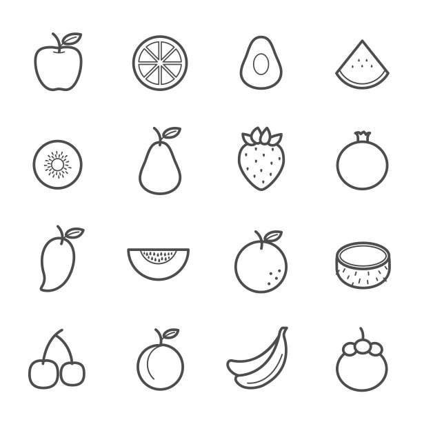 简单的图标设置水果图标图片下载