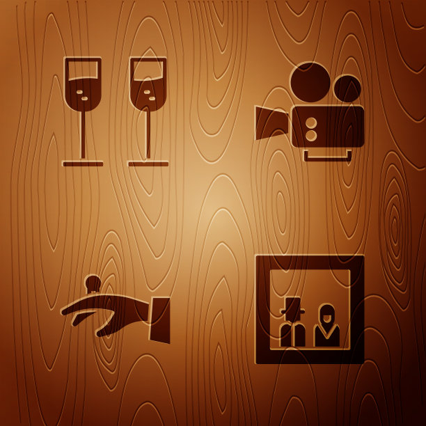 设置家庭照片玻璃香槟婚礼图片下载