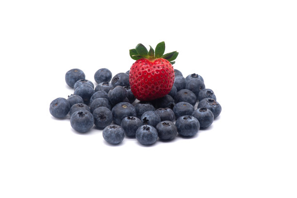 蓝莓和草莓的成分图片下载
