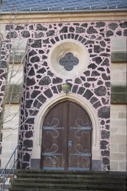 老教堂的门图片下载