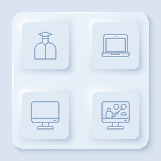 设行学生笔记本电脑显示器屏幕图片下载