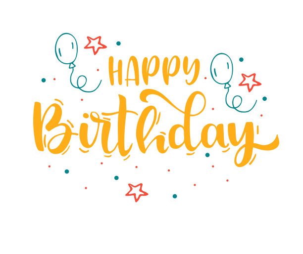 生日快乐文本图片下载