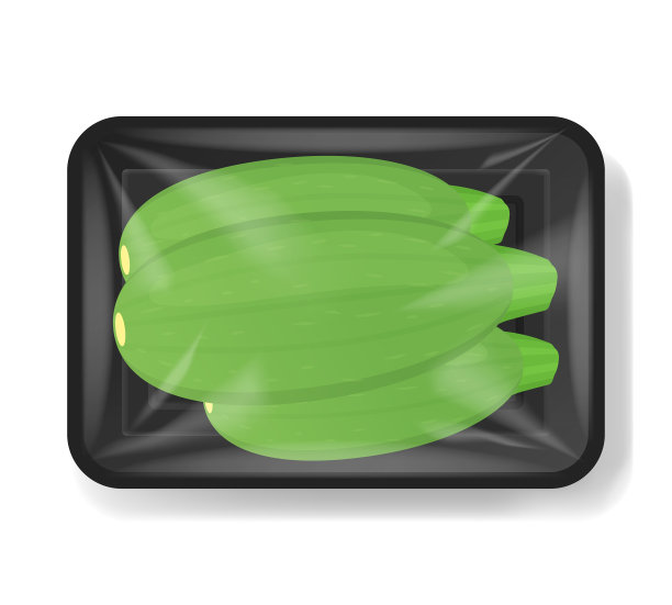 全骨髓蔬菜塑料托盘容器图片下载