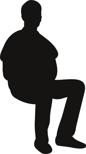 剪影一个坐的人的娱乐图片下载