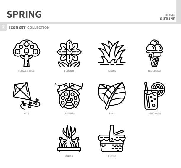 春季标志套装图片下载