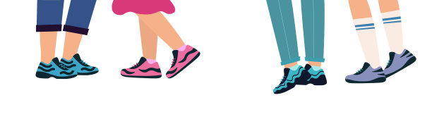 人们穿着鞋走路。穿运动鞋的脚图片下载