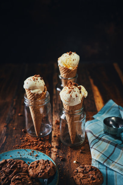 香草甜筒图片下载