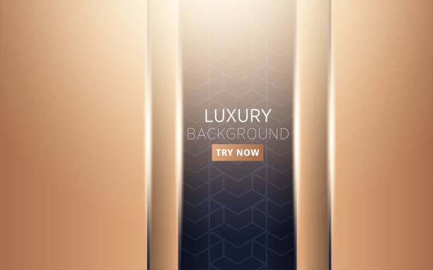 现代黑暗和金色抽象矢量背景图片下载