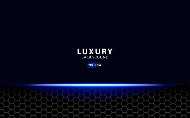 现代科技深蓝色抽象背景图片下载