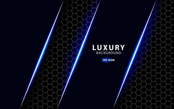 现代科技深蓝色抽象背景图片下载