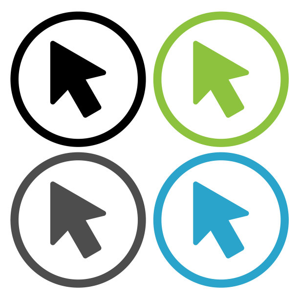 鼠标光标符号图标指针符号圆圈4图片下载