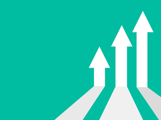 事业之箭目标方向理念走向成功。金融增长矢量图图片下载