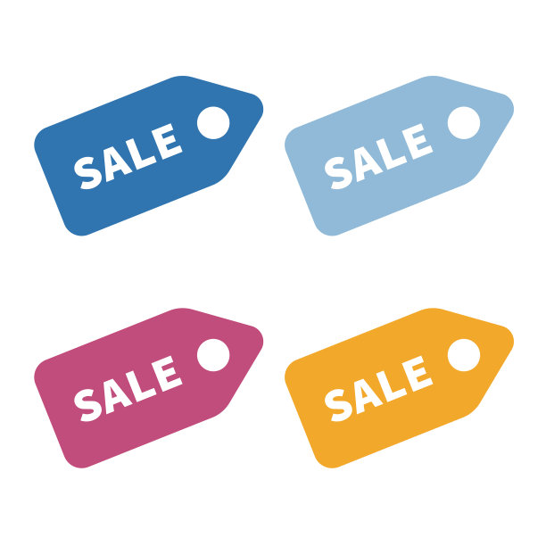 颜色销售价格标签销售标签图片下载