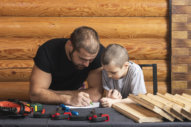 爸爸和儿子图片下载