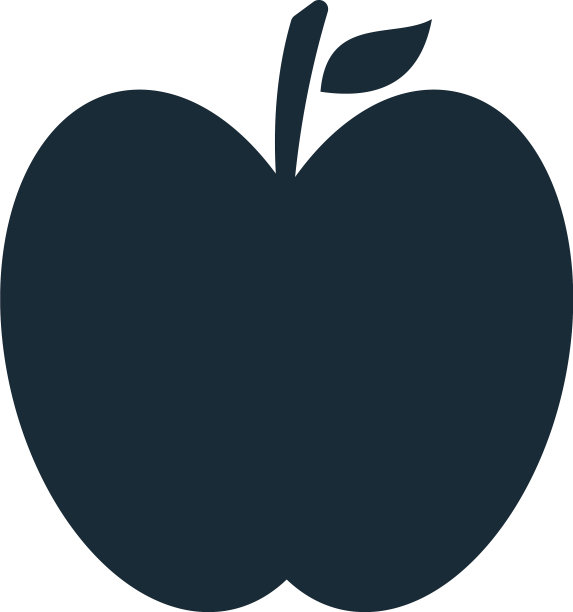 苹果水果图标标识模板设计图片下载