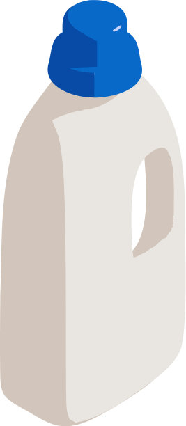 瓶子清洁图标等距风格图片下载